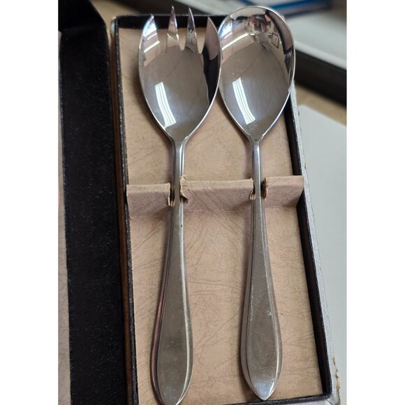 Zilmeta Gero Stainless Steel Salad Serving Set - Picture 2 of 7